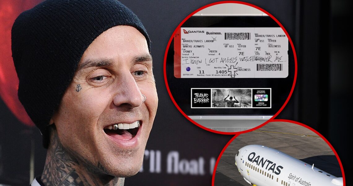 Travis Barker Selling His Boarding Pass for Charity, Historic Significance