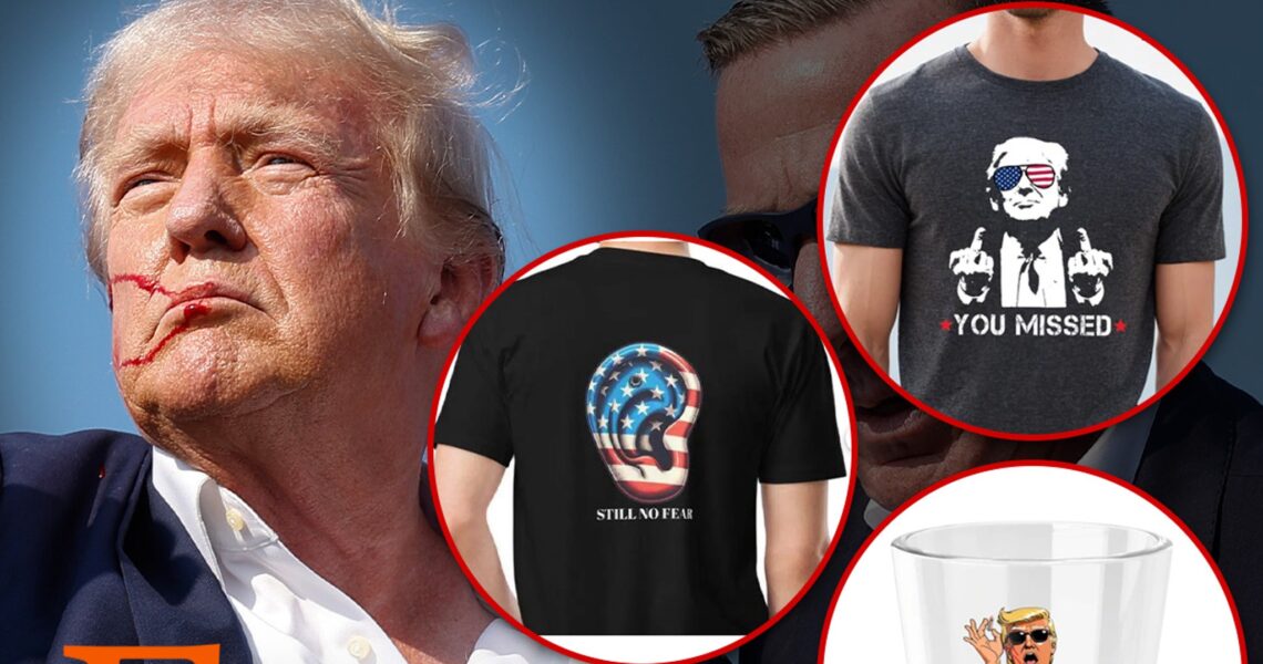 Trump Assassination Survival Celebration Merch Floods Etsy