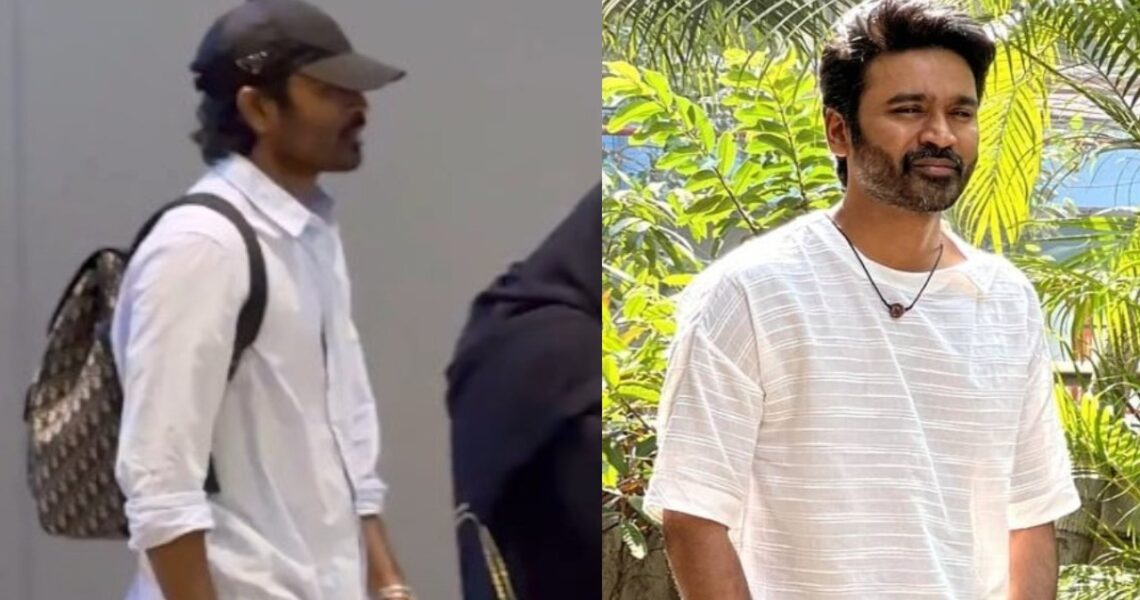 WATCH: Dhanush rushes from Raayan audio launch to Kubera sets; arrives in Hyderabad