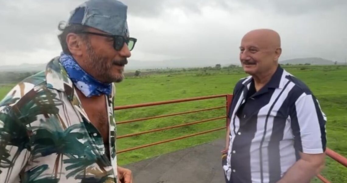 WATCH: Jackie Shroff shows friend Anupam Kher his home amid nature; recalls time living at Teen Batti chawl