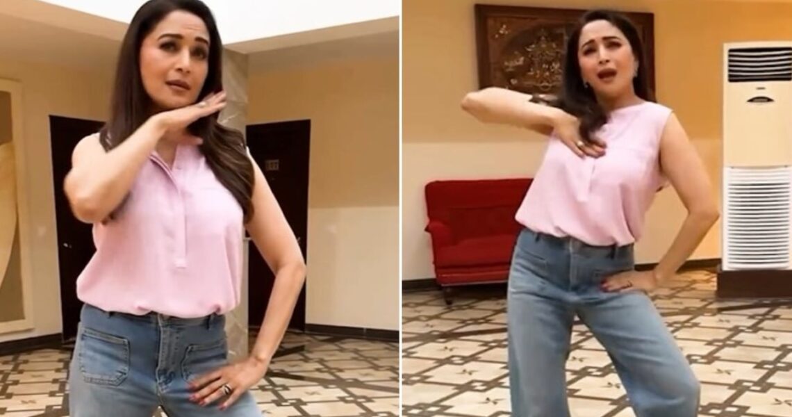 WATCH: Madhuri Dixit gives Marathi twist to Pushpa 2 song; fans are in love with her dance moves