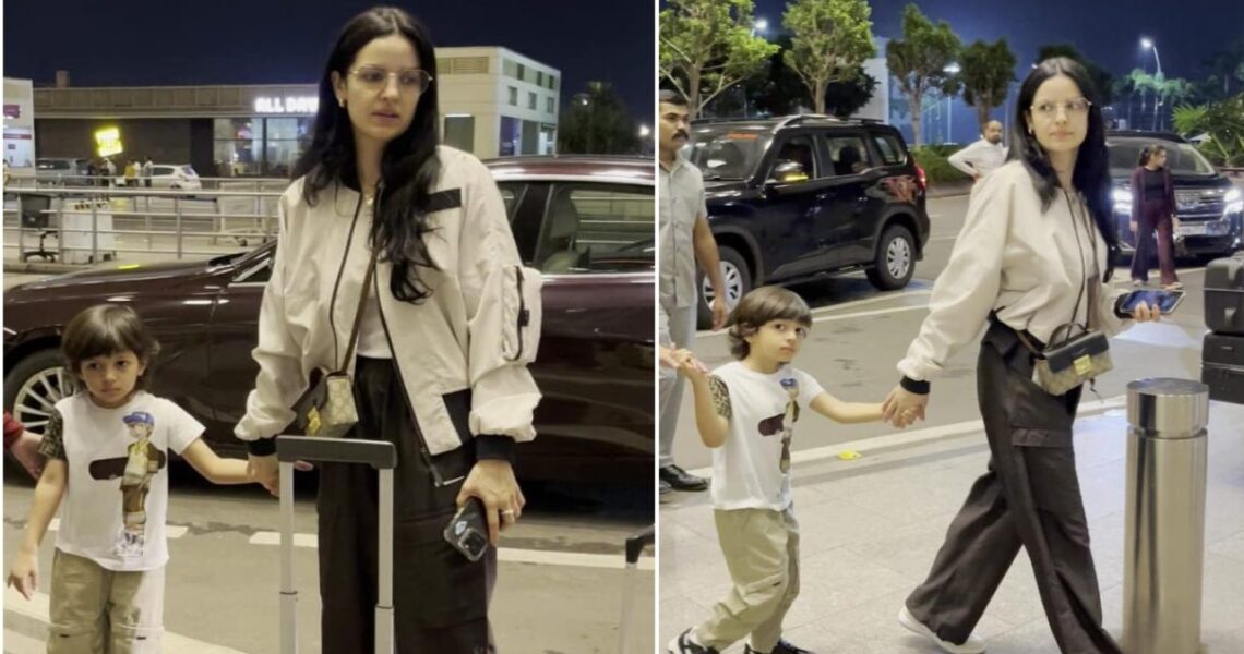 WATCH: Natasa Stankovic heads for vacay with son Agastya amid separation rumors with Hardik Pandya