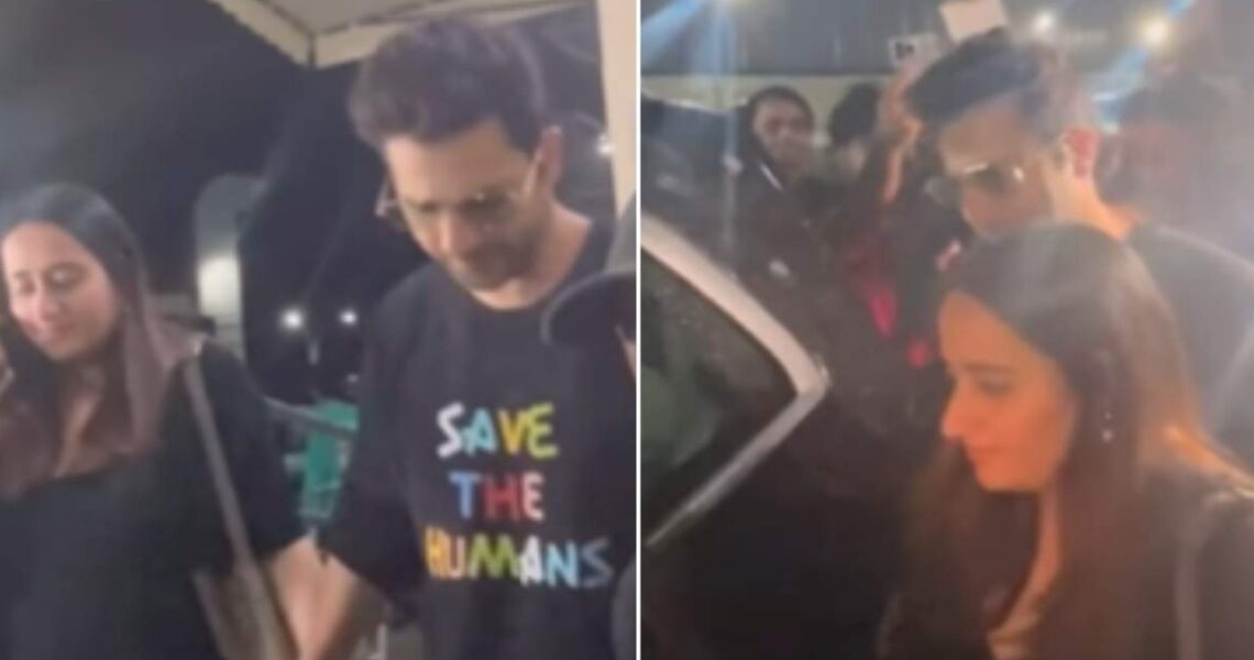 WATCH: New parents Varun Dhawan and Natasha Dalal twin in black as they step out for movie date