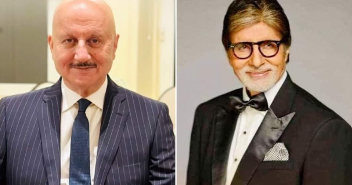 When Anupam Kher was left surprised by Amitabh Bachchan wearing jacket and shawl in extreme heat; here’s what happened