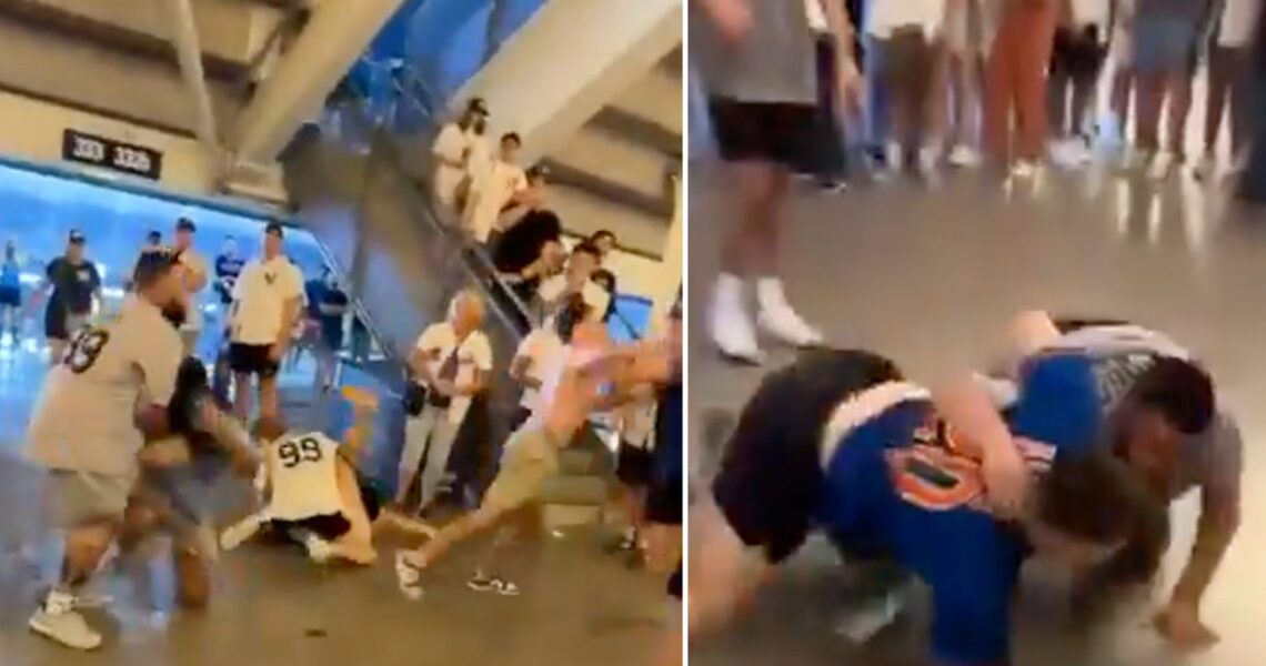 Yankees, Mets Fans Throw Haymakers In Wild Brawl At Game