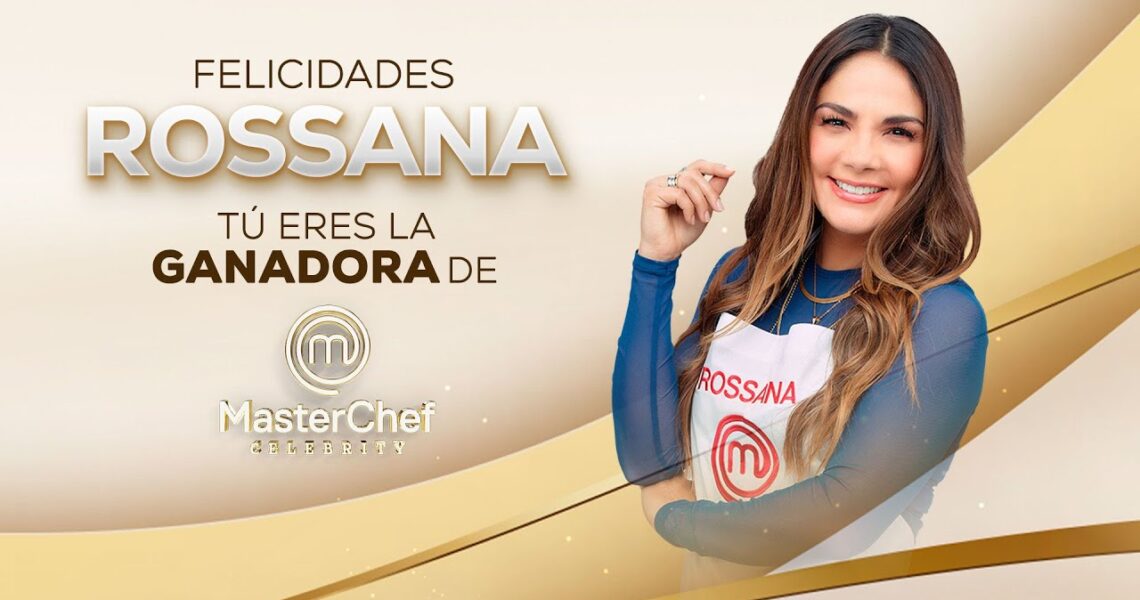 Rossana Nájera se convierte en la gran ganadora de la competencia | MasterChef Celebrity 2024