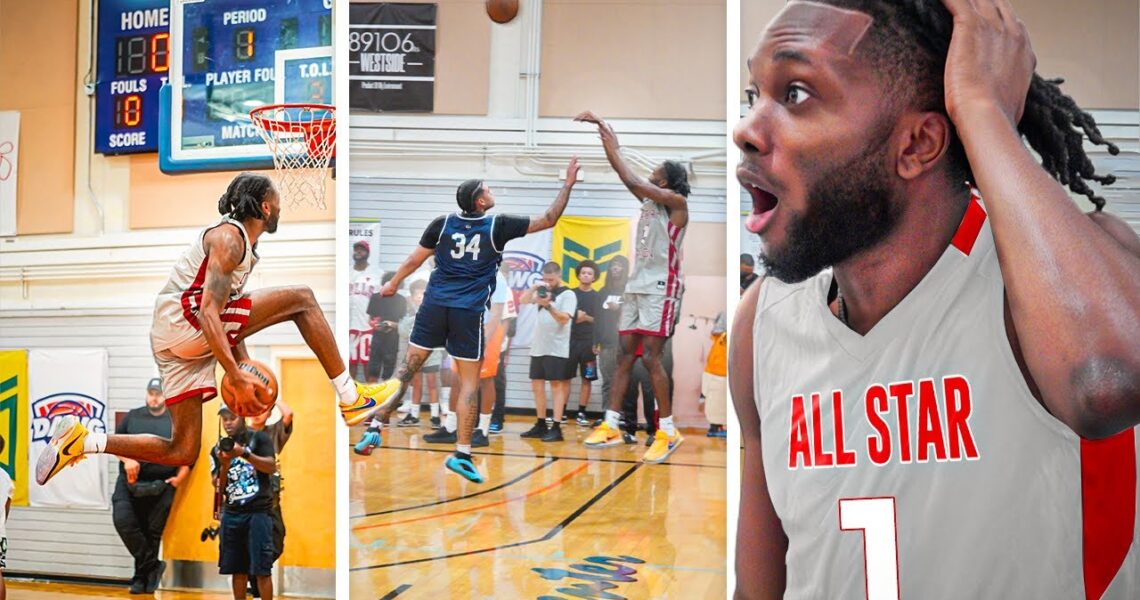 I PLAYED IN A CELEBRITY ALL STAR BASKETBALL GAME