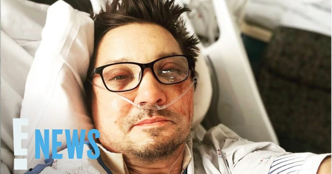 Jeremy Renner Walks on Anti-Gravity Treadmill Amid Accident Recovery | E! News