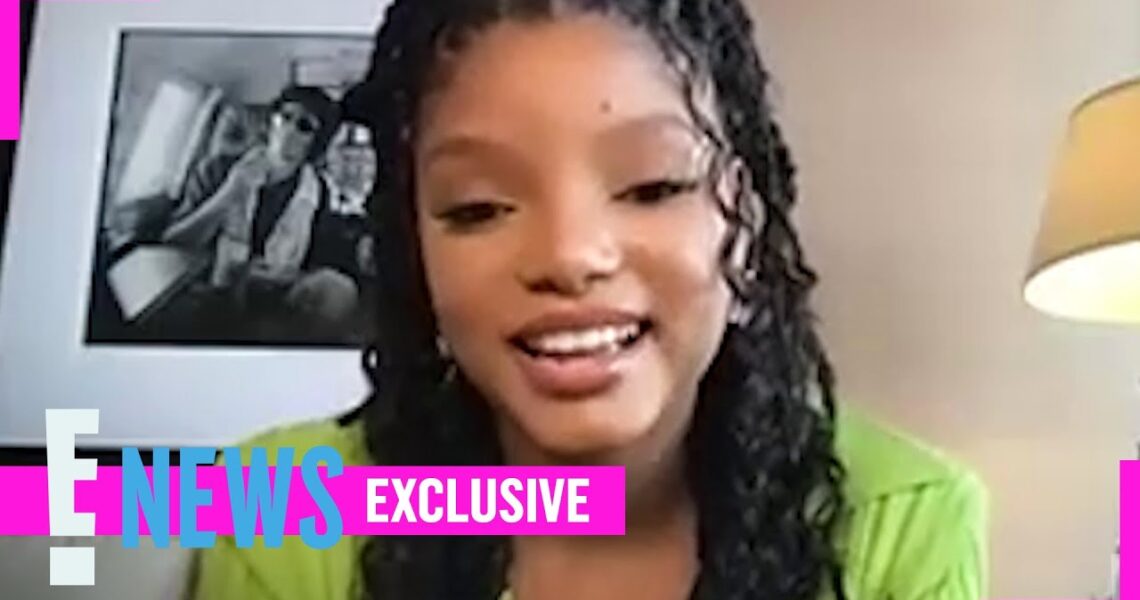 Halle Bailey Details EMOTIONAL First Time Seeing Ariel Barbie Doll | E! News