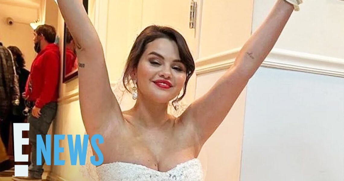 Selena Gomez Rocks a WEDDING DRESS in New Photos | E! News