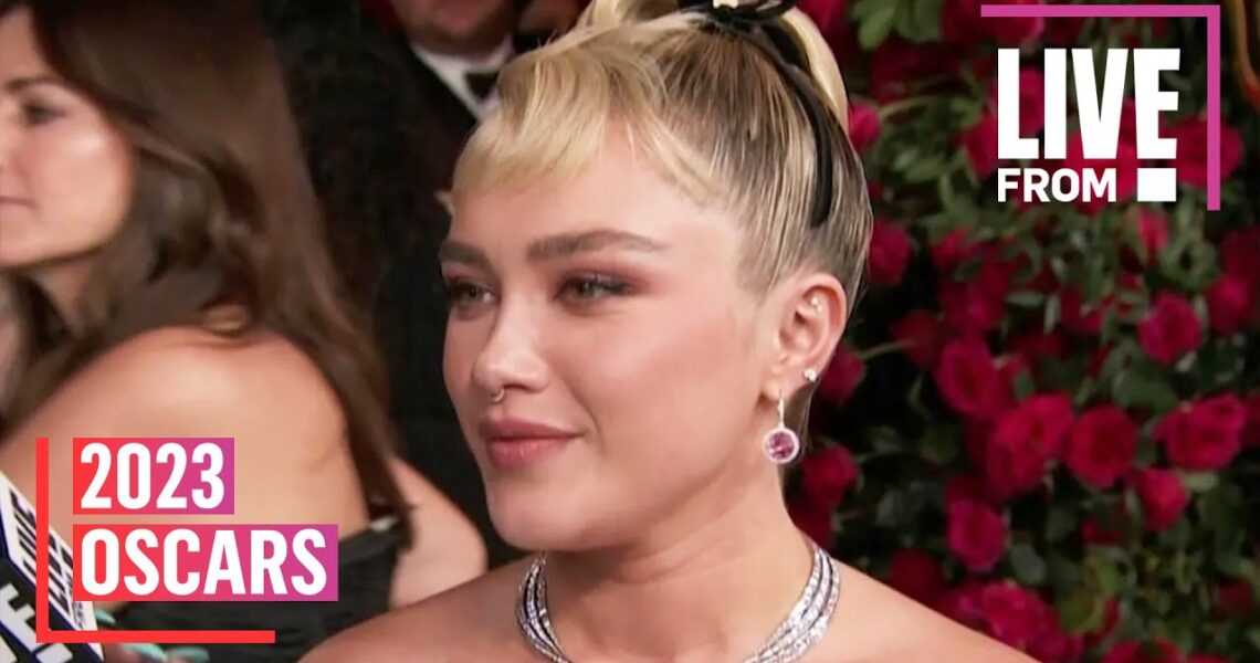 Florence Pugh Rocks “Very Short” Shorts With Cape at Oscars | E! News