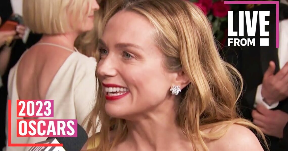 Kerry Condon GUSHES Over Working With Colin Farrell at Oscars 2023 | E! News