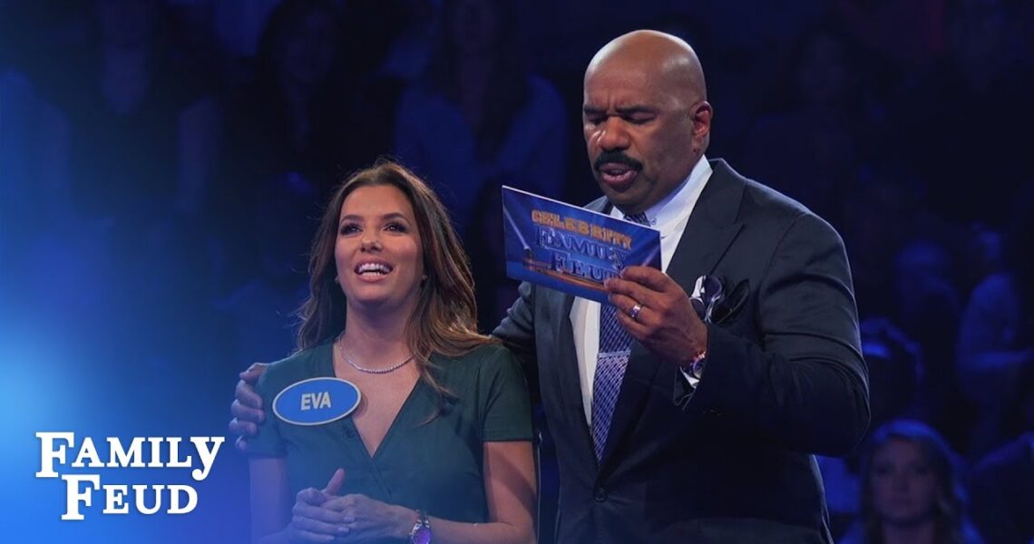 Eva Longoria’s INCREDIBLE Fast Money! | Celebrity Family Feud