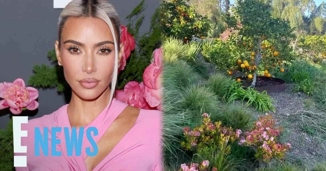 Kim Kardashian Gives a Tour of Her JAW-DROPPING Garden | E! News