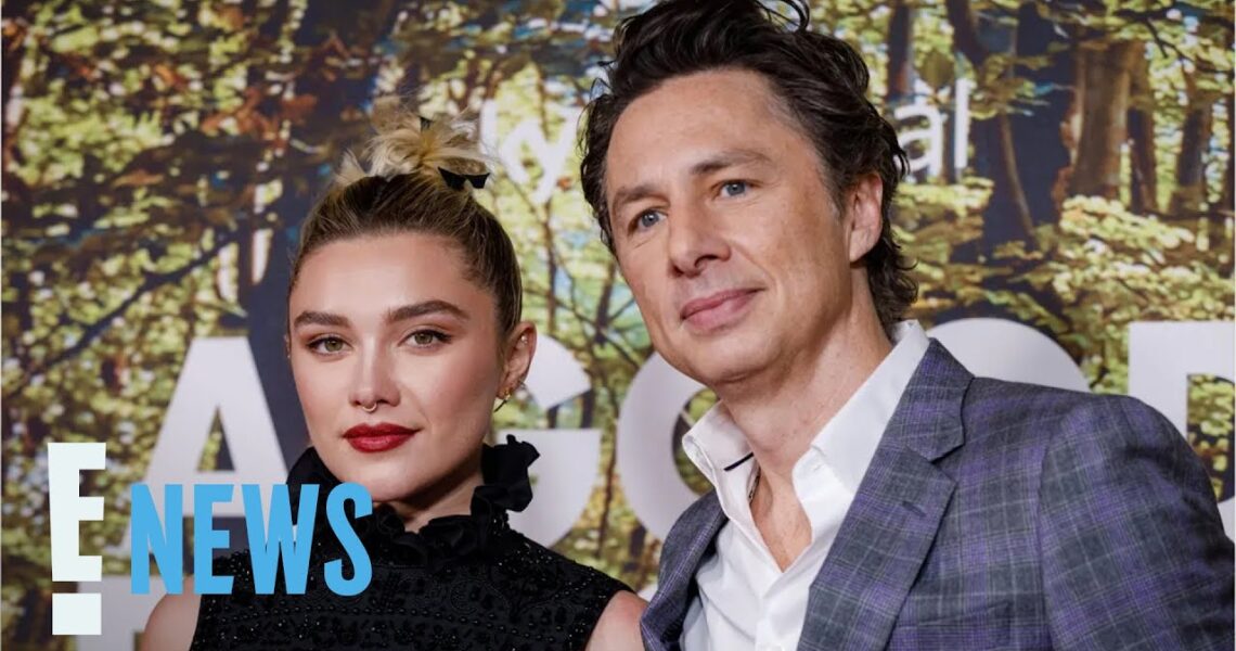 Florence Pugh and Ex Zach Braff Reunite on the Red Carpet | E! News