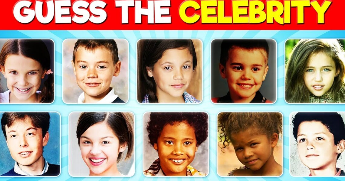 Guess the Celebrity by the Childhood Photo