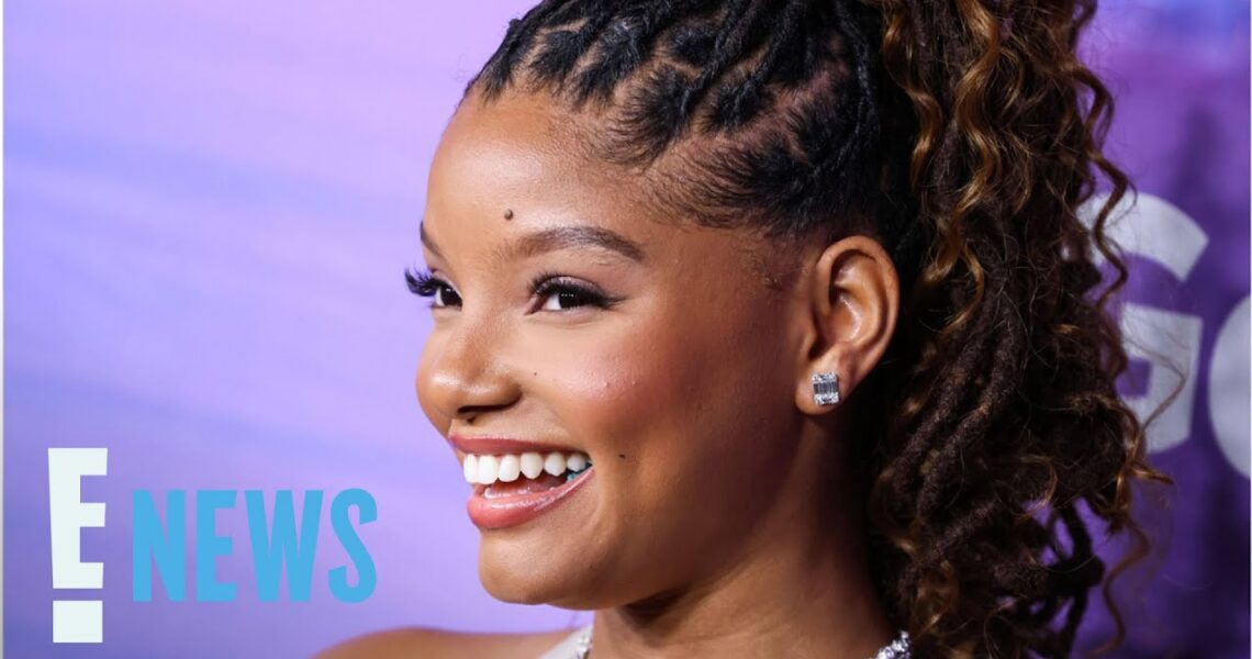 Halle Bailey Gets Emotional Seeing Her Look A-like Ariel Doll | E! News