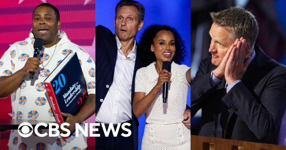 Watch celebrity speeches from DNC 2024