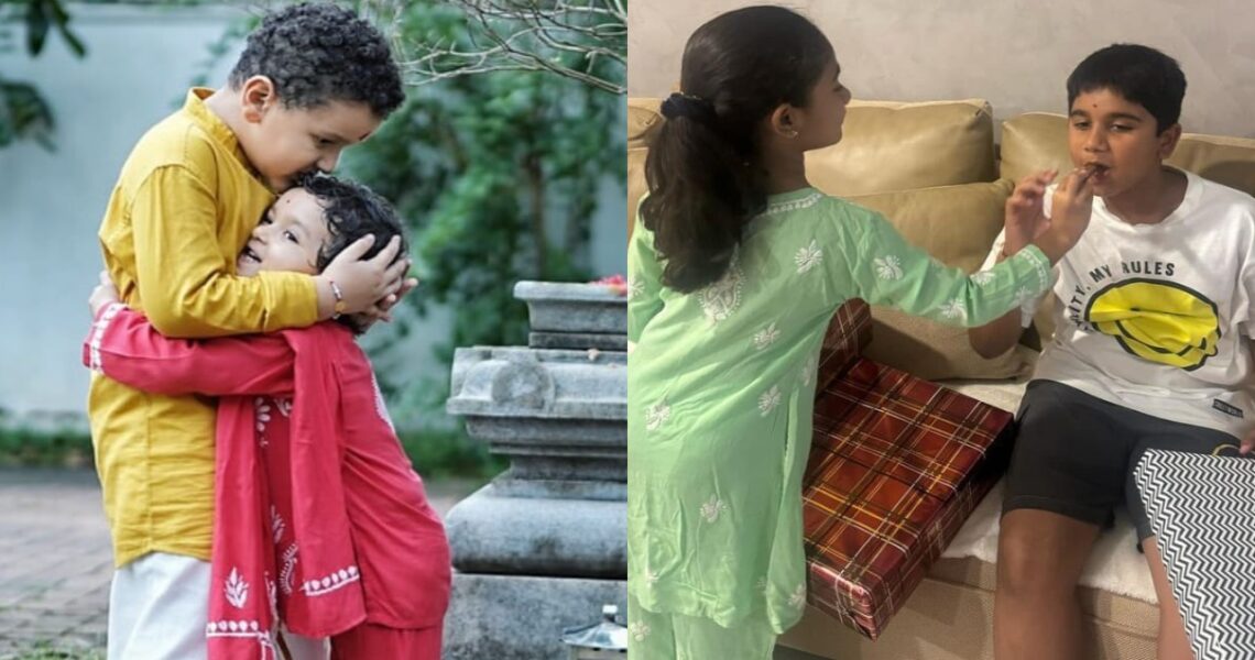 Allu Arjun and Rishab Shetty’s Raksha Bandhan INSIDE PICS, here’s how their little ones celebrated sibling love