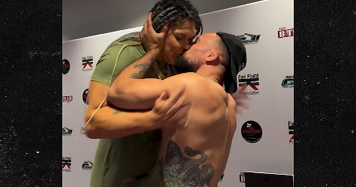 Australian Grappler Craig Jones Kisses Female Opponent During Weigh-In