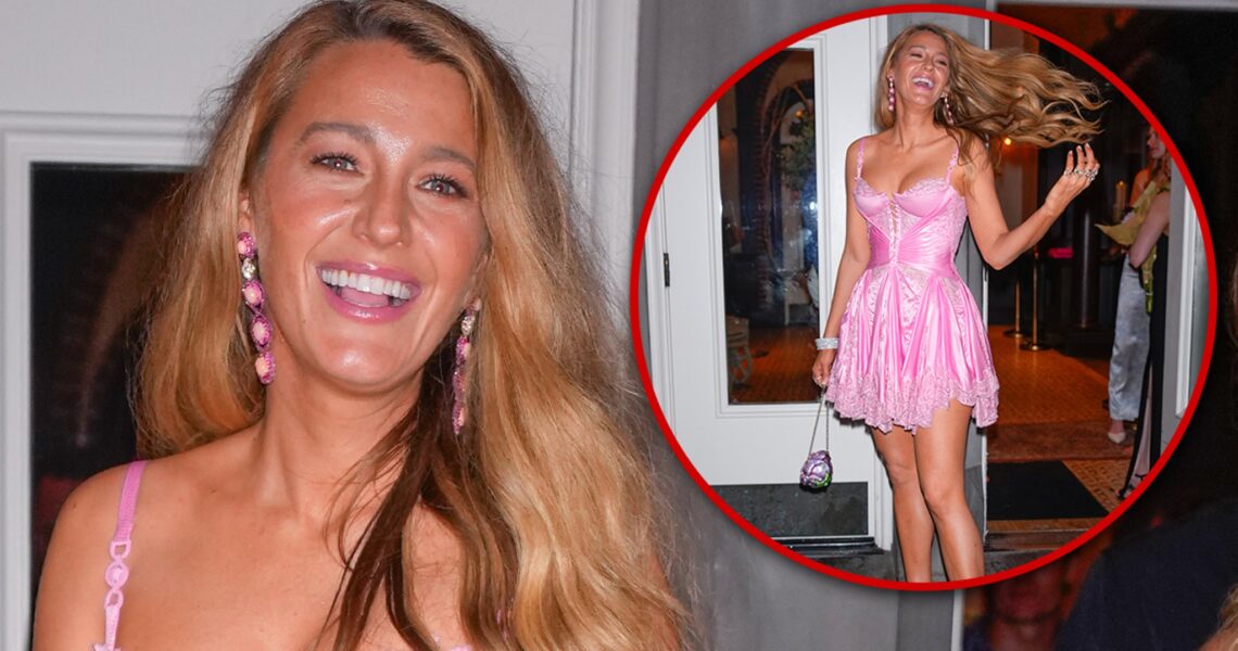 Blake Lively Turns Into Barbie at Movie Premiere After-Party in NYC