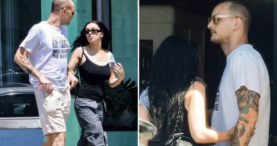 Charli XCX Gets Touchy Feely With Fiancé George Daniel On Lunch Date