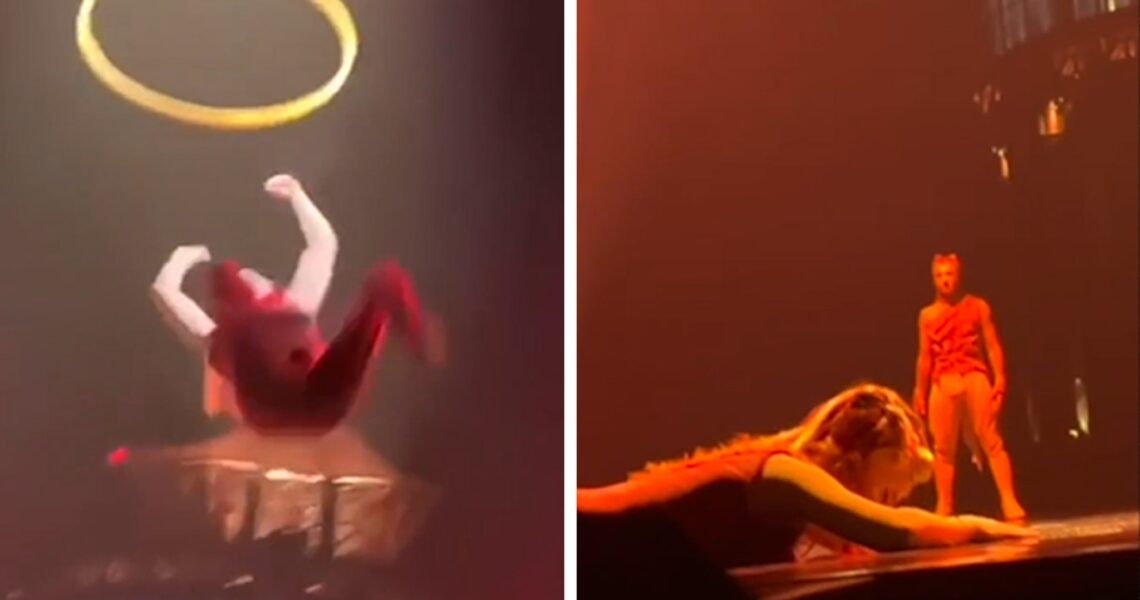 Cirque du Soleil Artist Falls Hard on Video in Aerial Hoop Accident