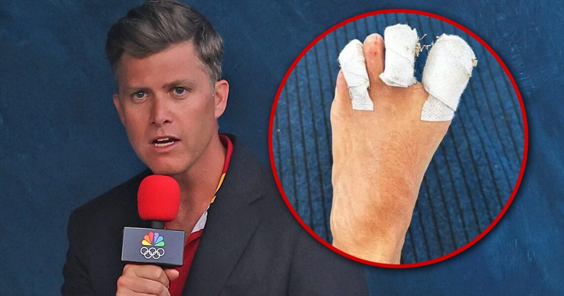 Colin Jost Says His Olympics Toe Injury’s So Bad, Ants Are Crawling Inside