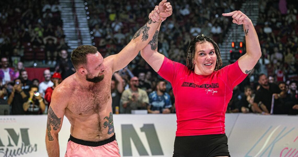 Craig Jones Submits Gabi Garcia After Kissing Her at Weigh-In