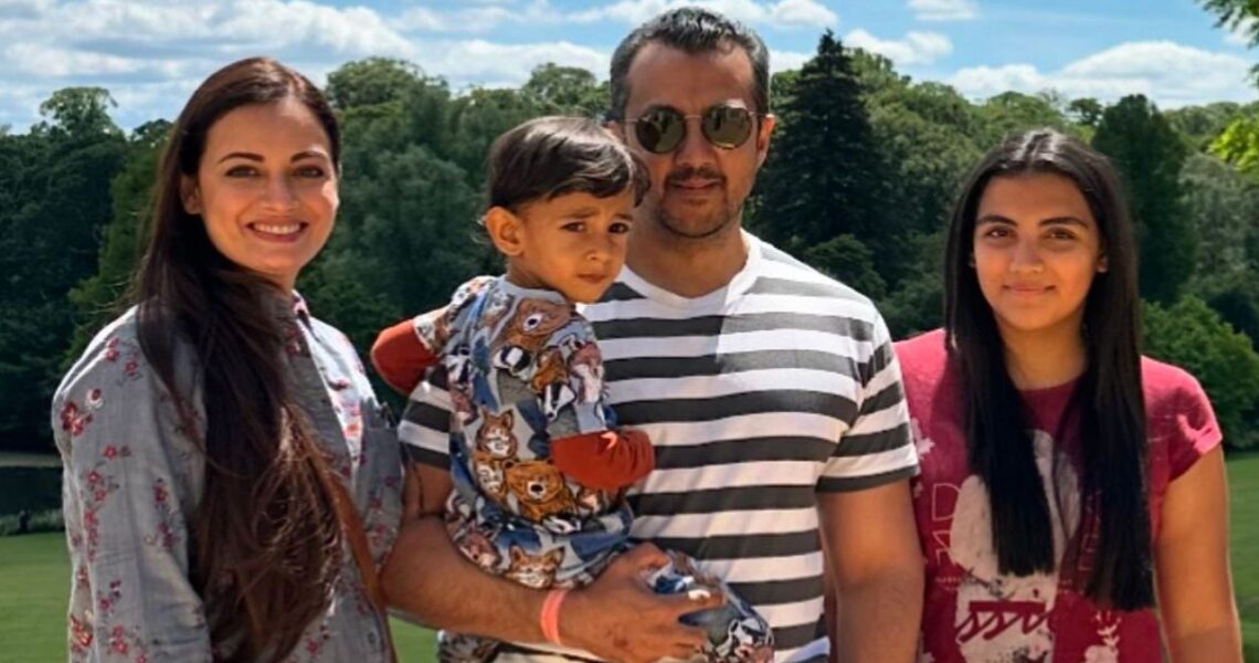 Dia Mirza drops UNSEEN pics with son Avyaan, daughter Samaira to celebrate husband Vaibhav Rekhi’s birthday; Pens heartfelt note ‘You work too hard’