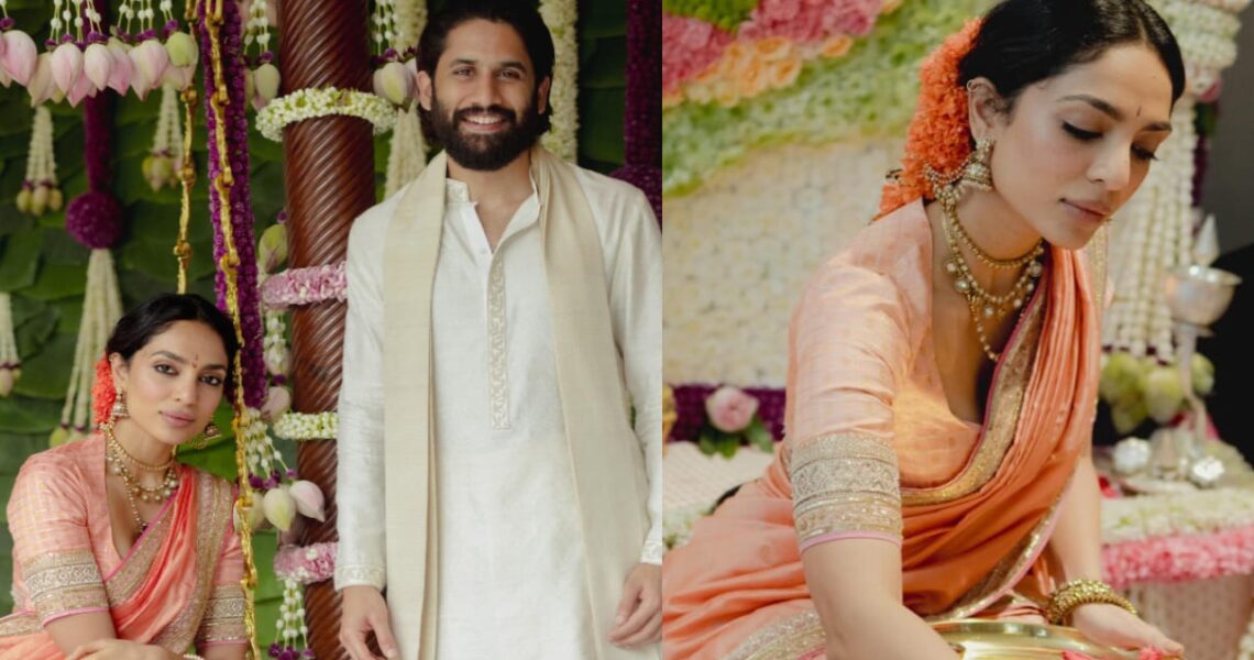 EXCLUSIVE: Inside peek into Naga Chaitanya-Sobhita Dhulipala’s traditional engagement ceremony followed by dinner hosted by Nagarjuna Akkineni