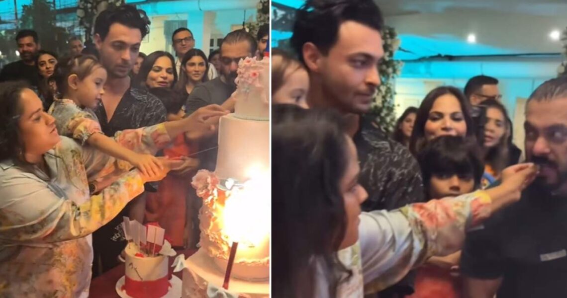 INSIDE VIDEO: Birthday girl Arpita Khan Sharma feeds cake to Salman and family; Riteish-Genelia shower love