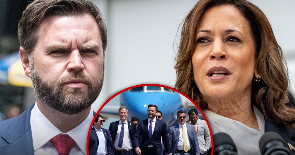 J.D. Vance Badmouths Kamala Harris on Tarmac, Feet From Air Force 2