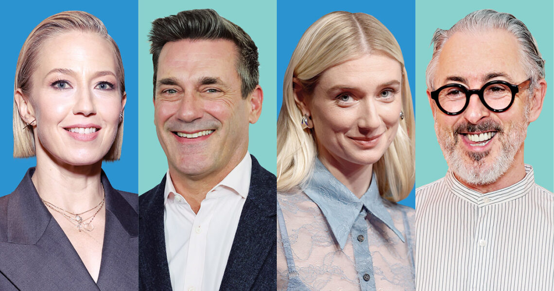 Jon Hamm, Elizabeth Debicki Give Advice to First-Time Nominees