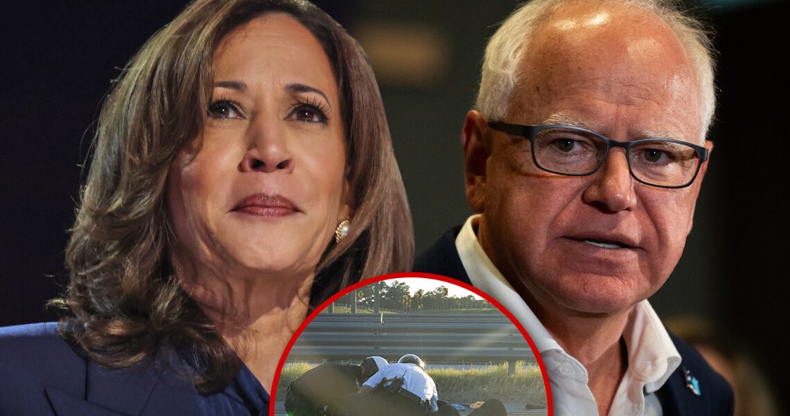 Kamala Harris and Tim Walz’s Campaign Briefly Stopped by Serious Accident