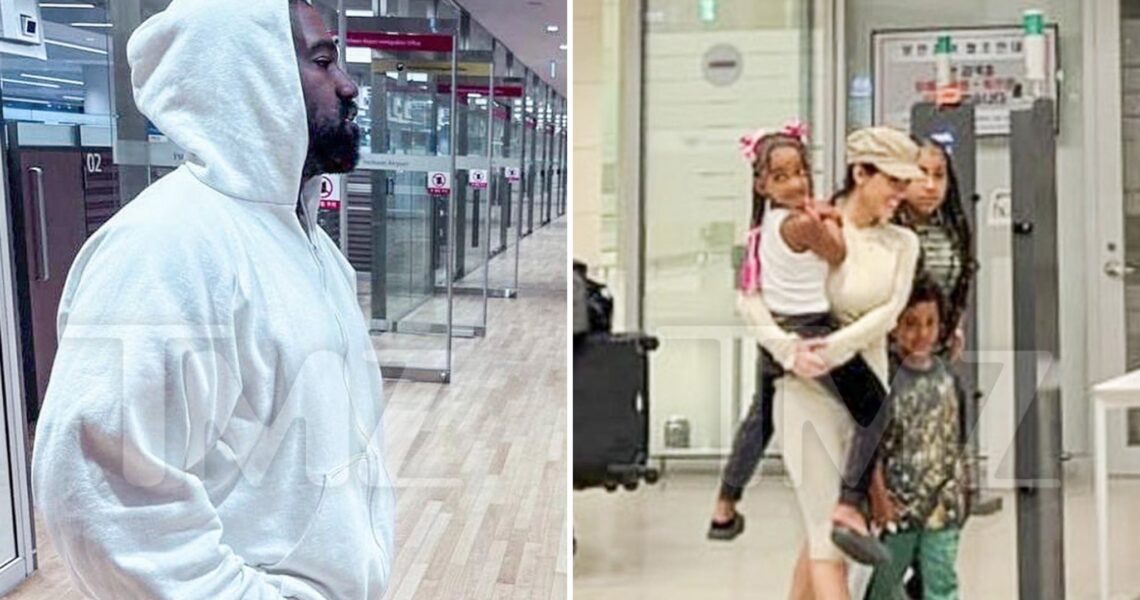 Kanye West, Bianca Censori Take His Kids to Korea for ‘Vultures 2’ Event