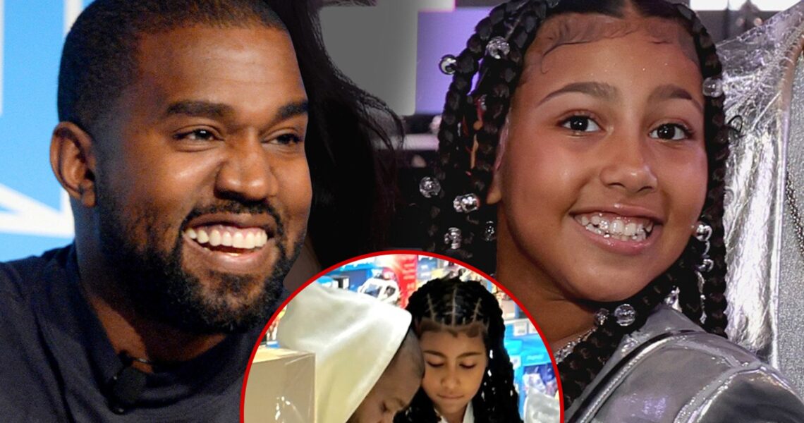 Kanye West Takes Daughter North to Korean Toy Store After ‘Vultures’ Event