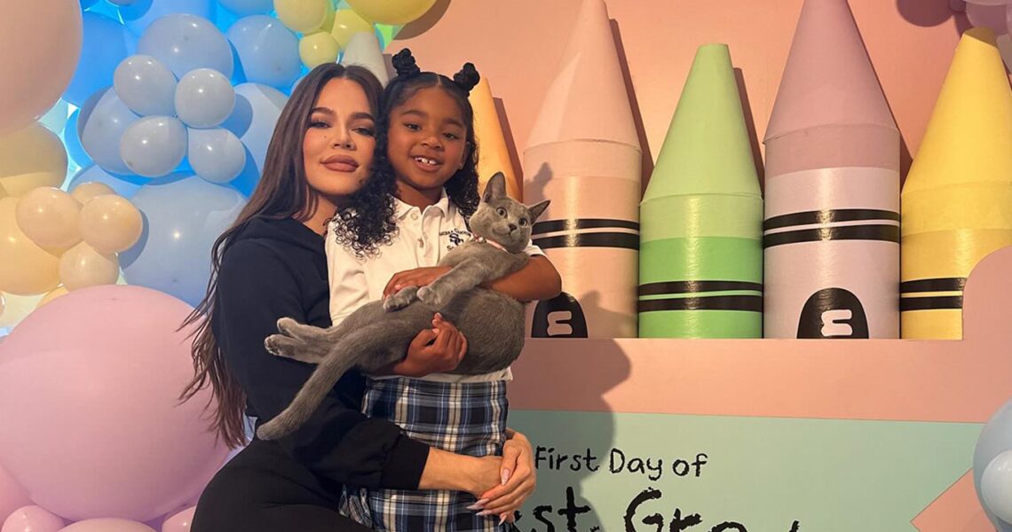 Khloe Kardashian, Tristan Thompson Celebrate Daughter True Starting First Grade