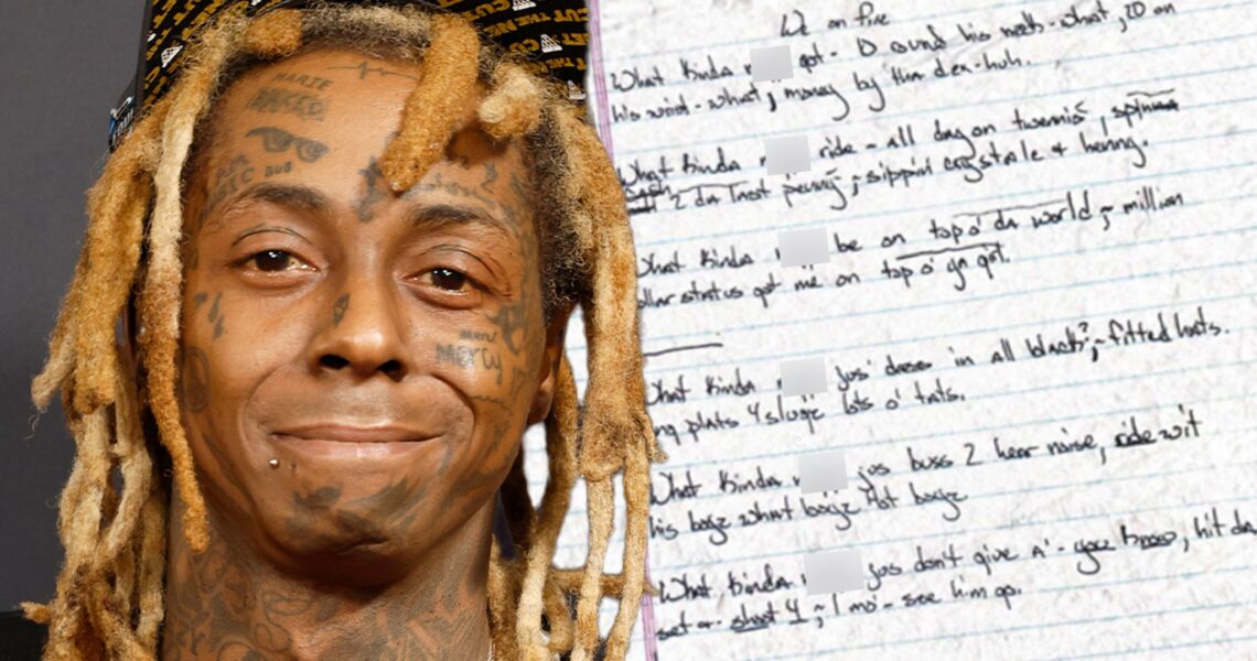 Lil Wayne Old Lyric Notebook on Sale for $5 Million After Legal Saga