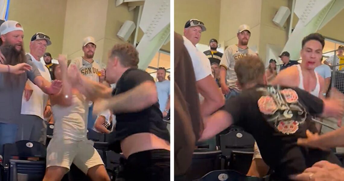 MLB Fan Bloodied In Wild Fistfight At San Diego Padres Game