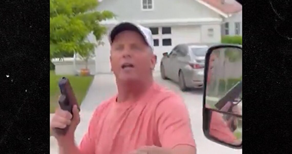 Man Arrested After Brandishing Gun In Florida Road Rage Incident Caught on Video