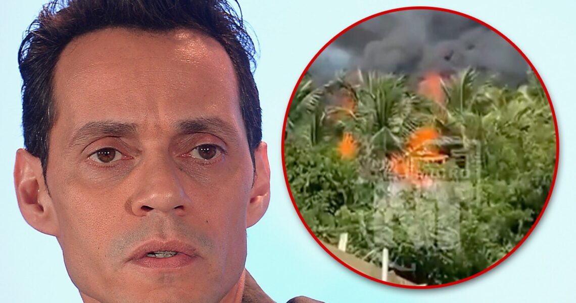 Marc Anthony’s Dominican Republic House Catches Fire, Caught on Video