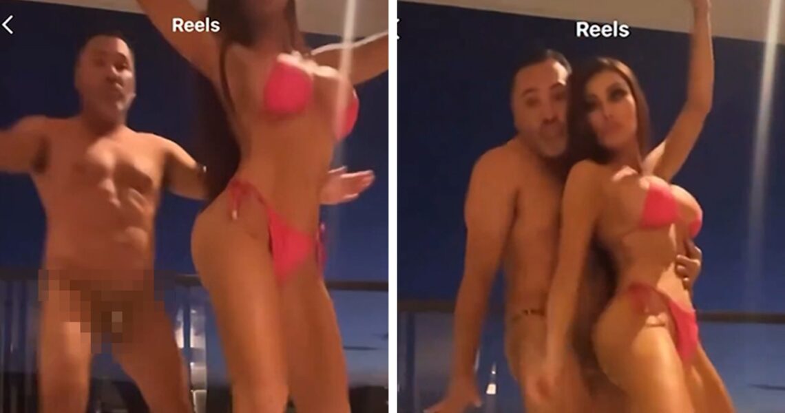 Oscar De La Hoya Dances In Thong With Holly Sonders