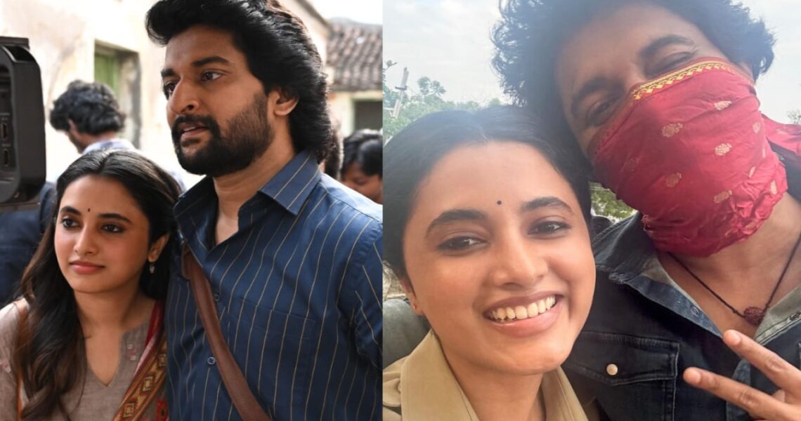 Priyanka Arul Mohan drops BTS PICS from Nani’s Saripodhaa Sanivaaram; fans go gaga over Surya & Charu’s chemistry