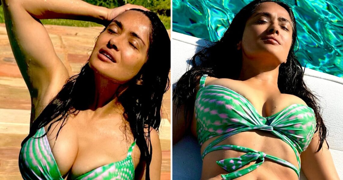 Salma Hayek Rings In August With Bikini Thirst Trap