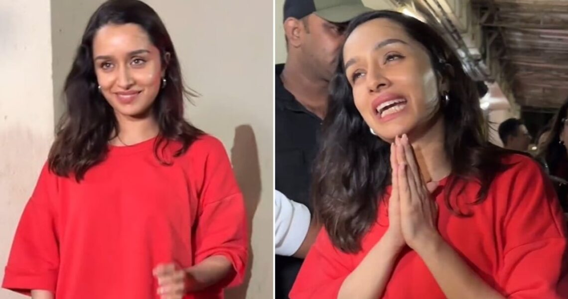 Shraddha Kapoor gets mobbed by fans as she exits after watching Stree 2; don’t miss her reaction to paps saying ‘film hit hai’