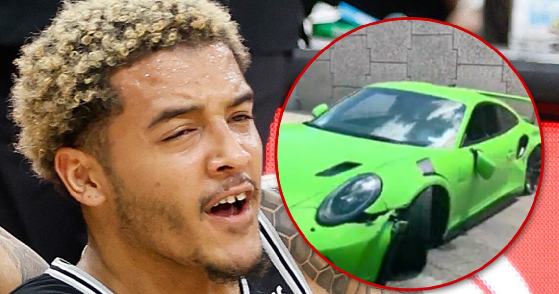 Spurs’ Jeremy Sochan Crashes Pricey Porsche On Texas Highway