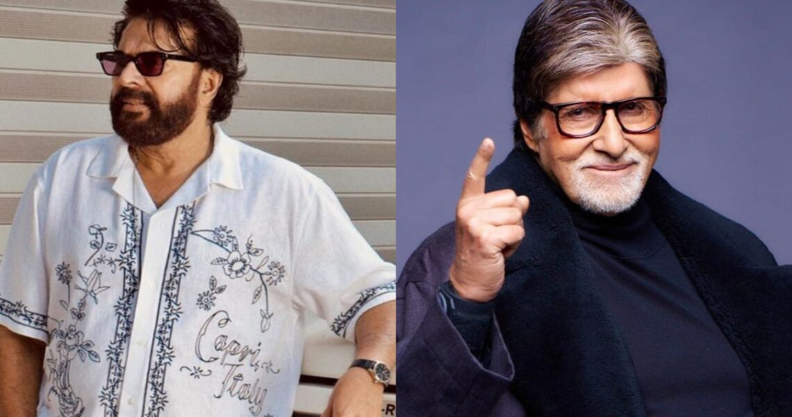 Throwback: When Mammootty DROPPED a picture from his younger days featuring Amitabh Bachchan