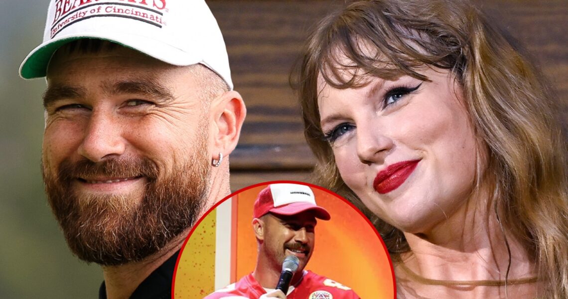 Travis Kelce Quips About Love For Taylor Swift At Chiefs Event