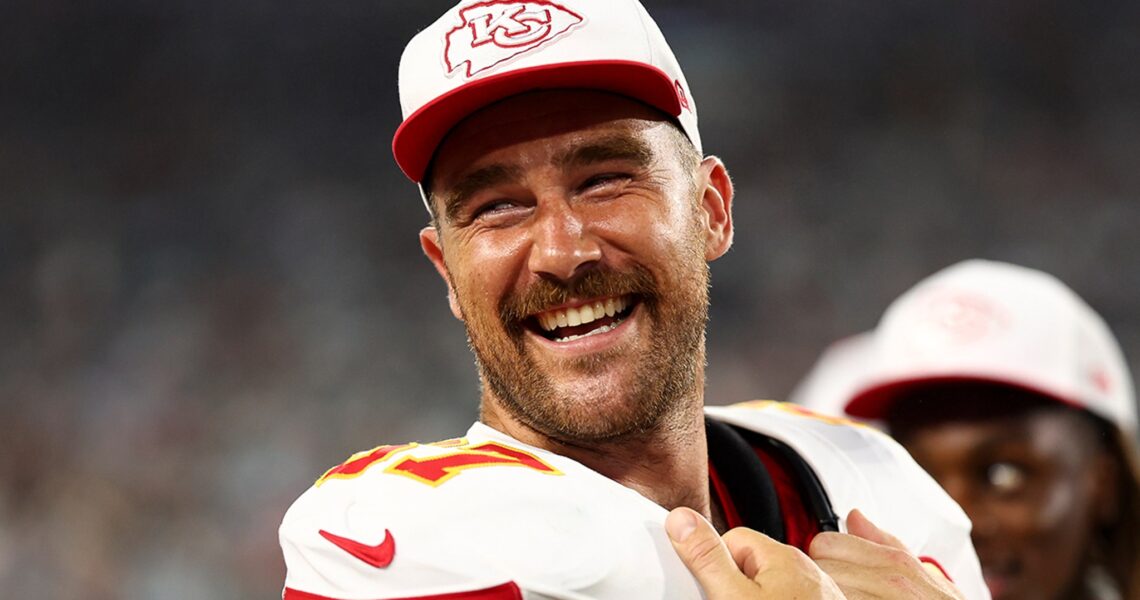 Travis Kelce Swagged out as Kansas City Chiefs Lose Football Game